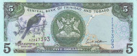 5 долларов 2006 года. Тринидад и Тобаго. р47а