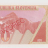 100 толаров 1990 года. Словения. р6 (образец)