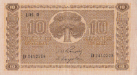 10 марок 1939 года. Финляндия. р70а(11)