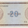 20 песо 1985 года. Куба. рFX36*