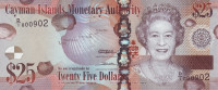 Банкнота 25 долларов 2010 года. Каймановы острова. р41