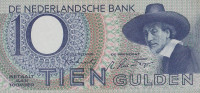 Банкнота 10 гульденов 1943 года. Нидерланды. р59