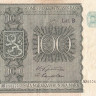 100 марок 1945 года. Финляндия. р88(8)