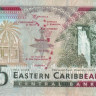 5 долларов 2003 года. Карибские острова. р42м