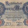 20 марок 1908 года. Германия. р31