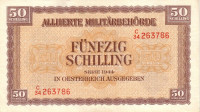 Банкнота 50 шиллингов 1944 года. Австрия. р109