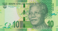 Банкнота 10 рандов 2012 года. ЮАР. р133