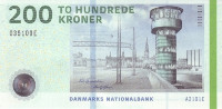 200 крон 2010 года. Дания. р67а(2)