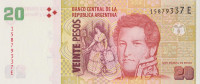 Банкнота 20 песо 2003 года. Аргентина. р355(6)