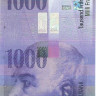 1000 франков 2012 года. Швейцария. р74d(2)