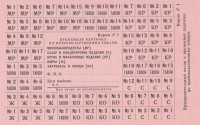 Временная карточка на продовольственные товары 1971 года. Норма 1