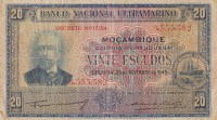 Банкнота 20 эскудо 1945 года. Мозамбик. р96