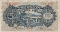 Банкнота 5 латов 1940 года. Латвия. р34а