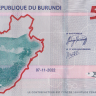 5000 франков 2022 года. Бурунди. рw58