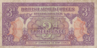 3 пенса 1946 года. Великобритания. рМ9