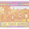 100 франков 2015 года. Гвинея. р new