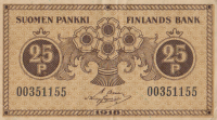 25 пенни 1918 года. Финляндия. р33(7)