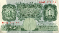 1 фунт 1948-1960 годов. Великобритания. р369b(2)