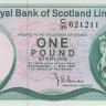 1 фунт 1981 года. Шотландия. р336а
