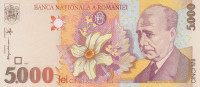 5000 лей 1998 года. Румыния. р107b