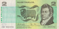 Банкнота 2 доллара 1974-1985 годов. Австралия. р43с