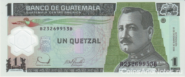 1 кетсаль 2006 года. Гватемала. р109