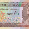 10 долларов 1995 года. Барбадос. р48
