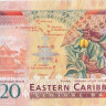 20 долларов 2012 года. Карибские острова. р53b