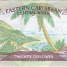 20 долларов 1986-1988 годов. Карибские острова. р19а