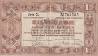 Банкнота 1 гульден 01.10.1938 года. Нидерланды. р61