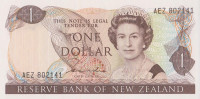 Банкнота 1 доллар 1981-1992 годов. Новая Зеландия. р169с