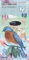 Банкнота 2 доллара 01.01.2009 года. Бермудские острова. р57а(2)