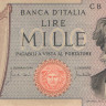 1000 лир 1971 года. Италия. p101b