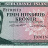 500 крон 1961 года. Исландия. р45а(6)