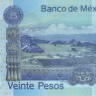20 песо 28.04.2008 года. Мексика. р122