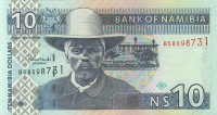 10 долларов 2001-2003 годов. Намибия. р4bB