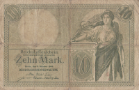 10 марок 1906 года. Германия. р9b