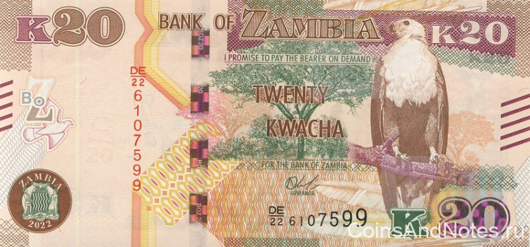 20 квача 2022 года. Замбия. р59(22)