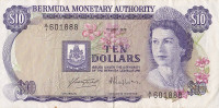 10 долларов 1978 года. Бермудские острова. р30а