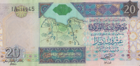 20 динаров 2002 года. Ливия. р67а