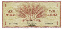 1 марка 1963 года. Финляндия. р98а(5)