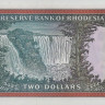 2 доллара 15.04.1977 года. Родезия. р35b