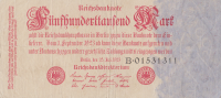500000 марок 1923 года. Германия. р92(1)