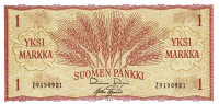 1 марка 1963 года. Финляндия. р98а(25)