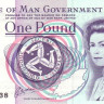 1 фунт 1990-2009 года. Остров Мэн. р40b