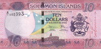 10 долларов 2017 года. Соломоновы острова. р new