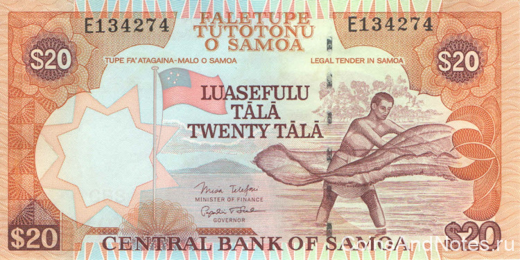 20 тала 2005 года. Самоа. p35b