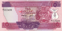 10 долларов 1986 года. Соломоновы острова. р15
