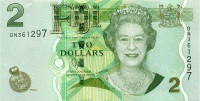 Банкнота 2 доллара 2011 года. Фиджи. р109b