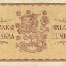 100 марок 1957 года. Финляндия. р97а(20)